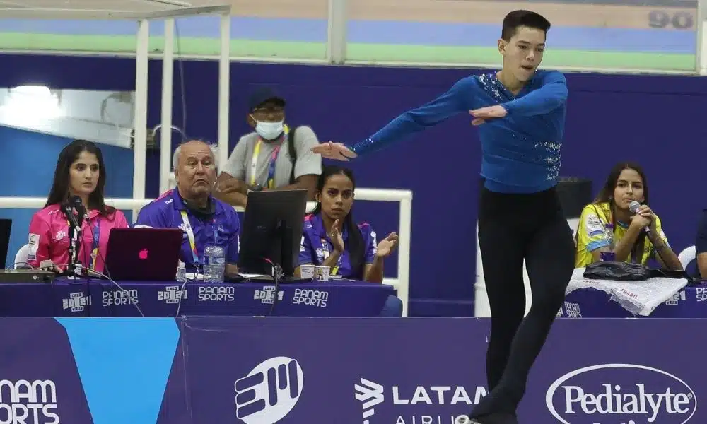 Erik Medziukevicius patinação artística