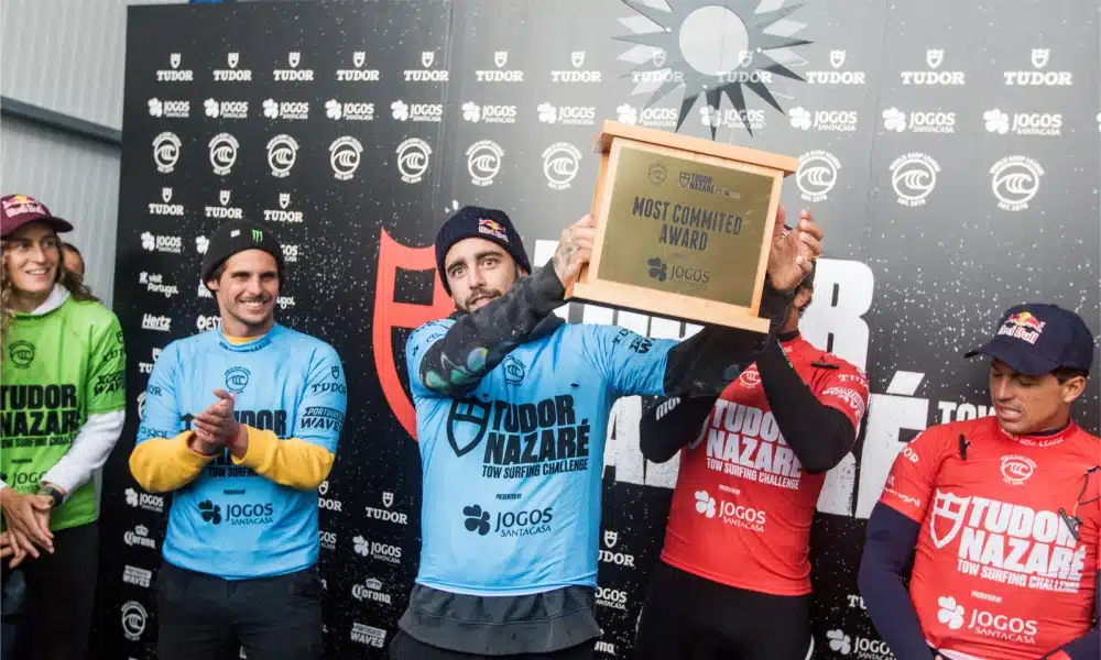 Pedro Scooby crava nota mais alta no Nazaré Surf Challenge