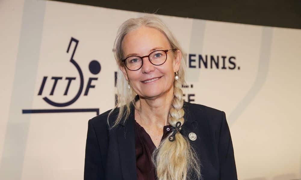 Petra Sorling, presidente da ITTF