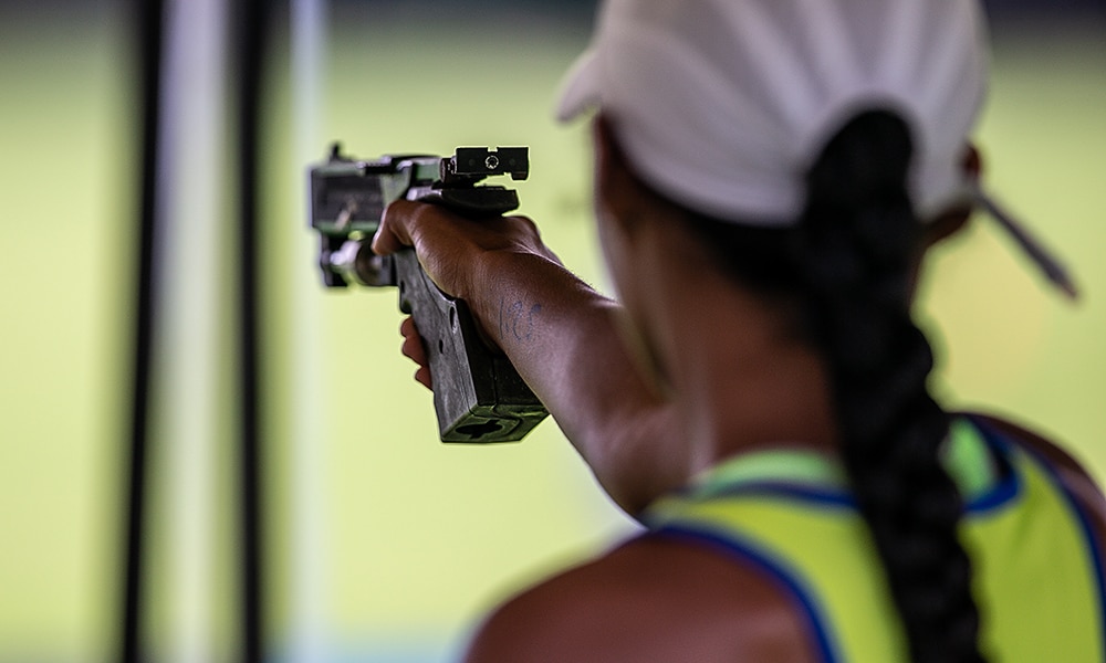 Ana Clara Bezerra Pentatlo moderno revezamento misto Jogos Pan-Americanos de Cáli