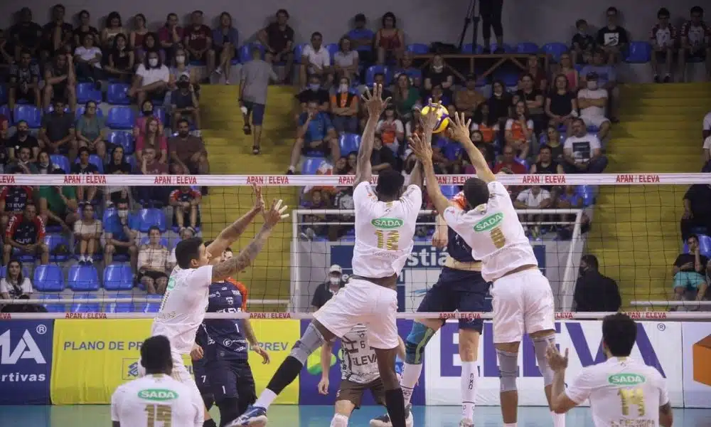 cruzeiro x blumenau superliga de vôlei masculino