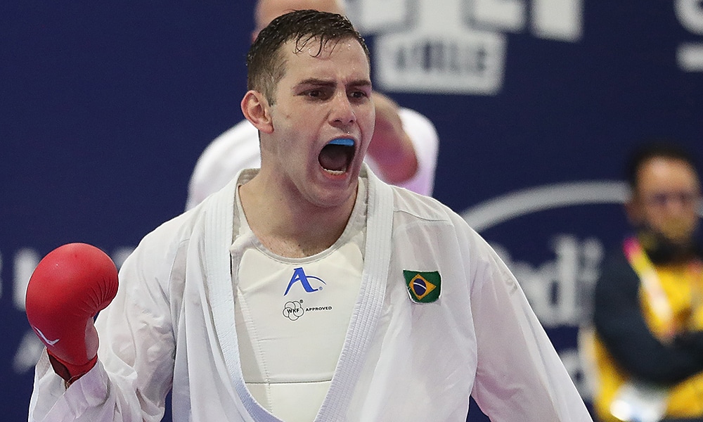 Giovani Felipin caratê medalha de ouro Jogos Pan-Americanos Júnior de Cáli Pan