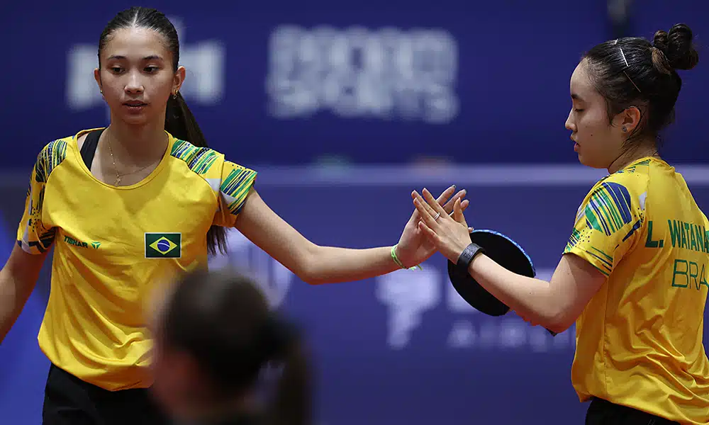Giulia Takahashi Laura Watanabe tênis de mesa medalha de prata duplas Jogos Pan-Americanos Júnior Cáli Cáli-2021