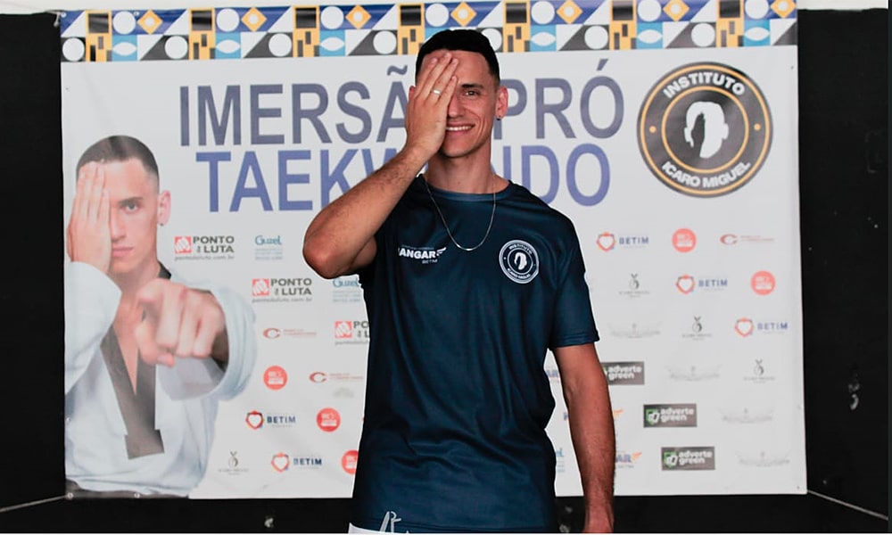 Ícaro Miguel taekwondo Instituto Ícaro Miguel lançamento