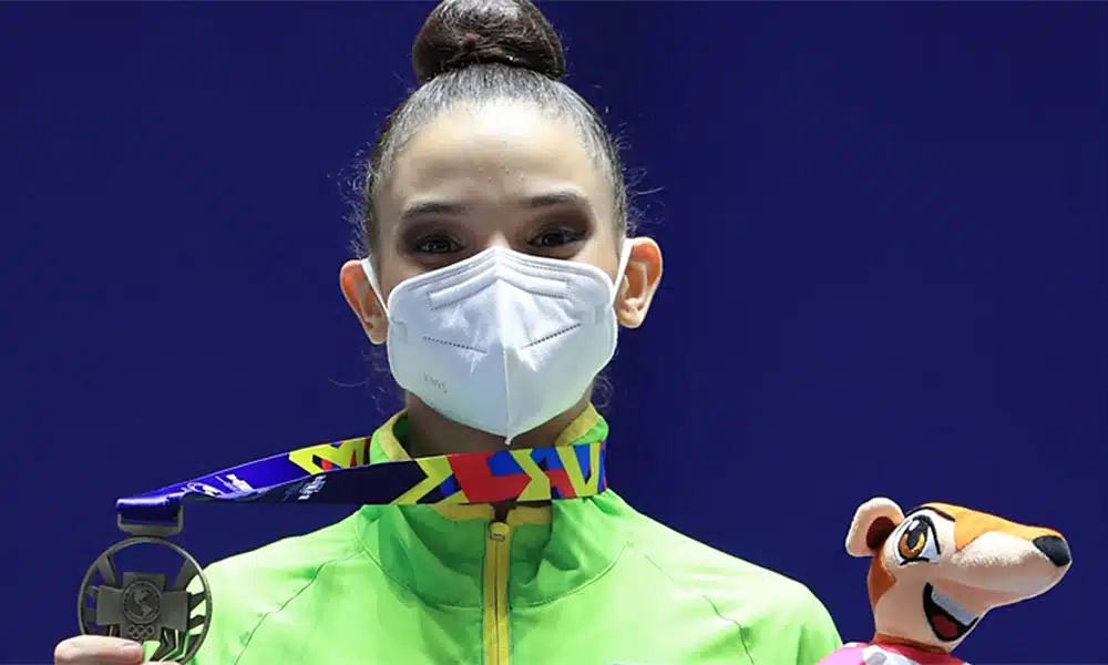 Maria Eduarda Alexandre medalha ouro individual geral Ginástica Rítmica Cáli Jogos Pan-Americanos Júnior de Cáli