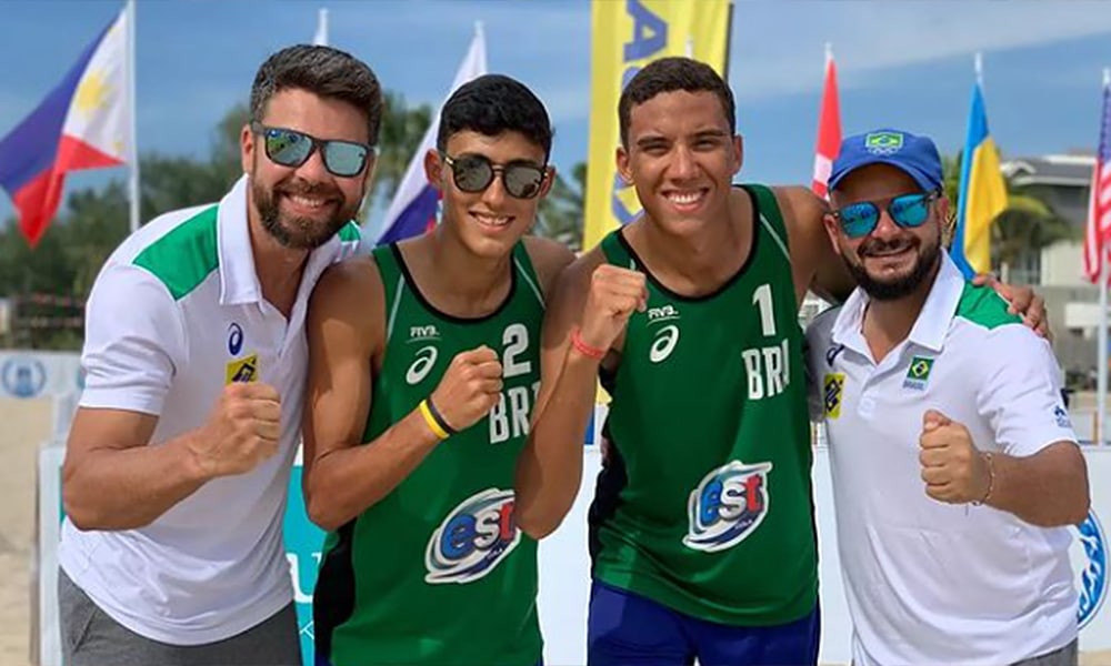 Pedro e Vilso Pedro/Vilso vôlei de praia Mundial Sub-19