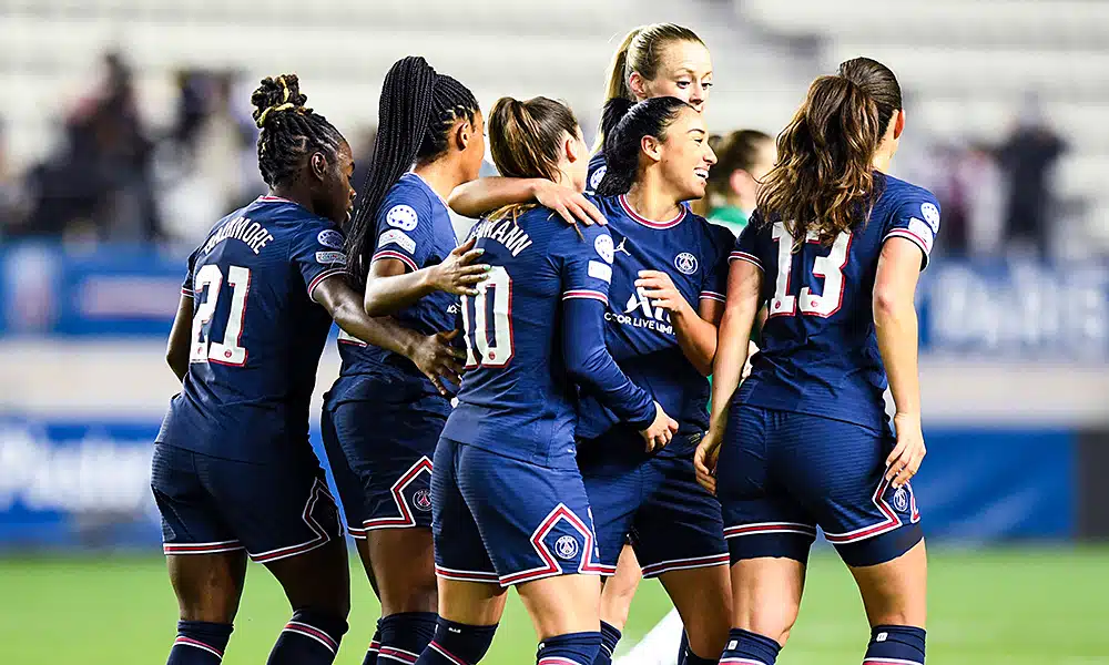 PSG Paris Saint-Germain Champions League feminina futebol feminino Luana gol