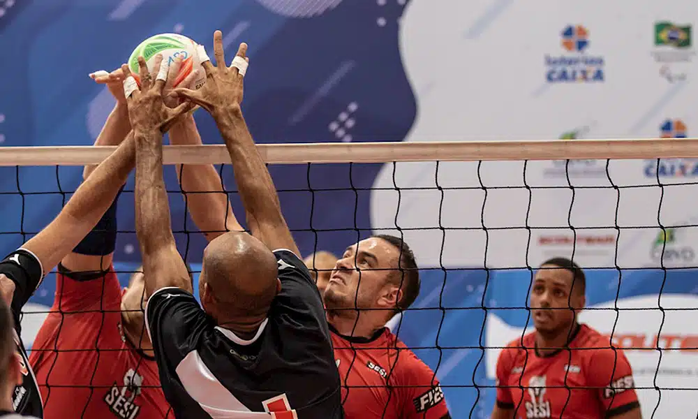 Sesi Vasco campeão vôlei sentado Campeonato Brasileiro de vôlei sentado