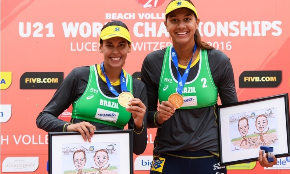 Praia Clube aposta em nova modalidade e apresenta Duda e Ana Patrícia