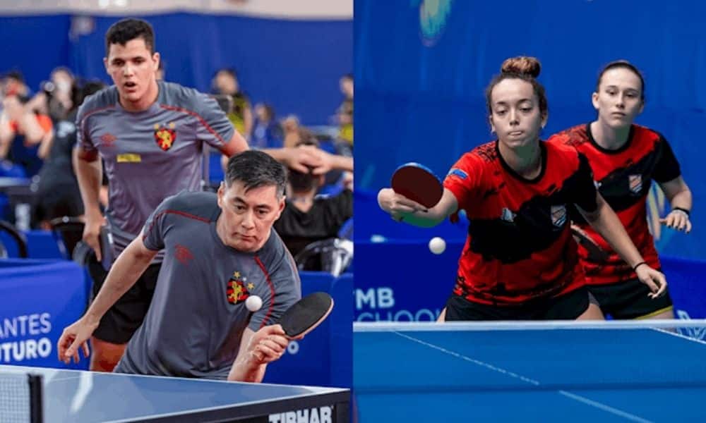 Sogipa e Sport na liderança do ranking de clubes do tênis de mesa
