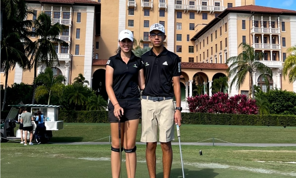 Pedro Miyata e Valentina Bosselmann disputam o 58º Junior Orange Bowl