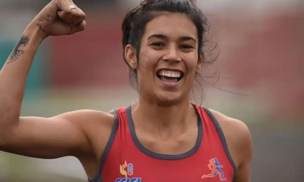 Tamiris de Liz atletismo Meeting de Sotteville França
