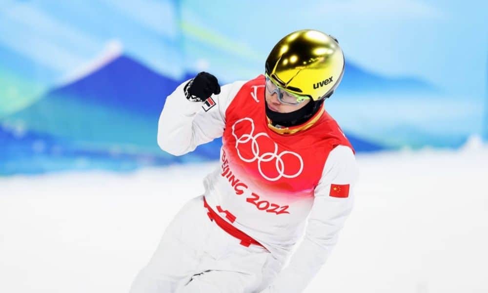 Qi Guangpu ouro aerials do esqui estilo livre Pequim-2022