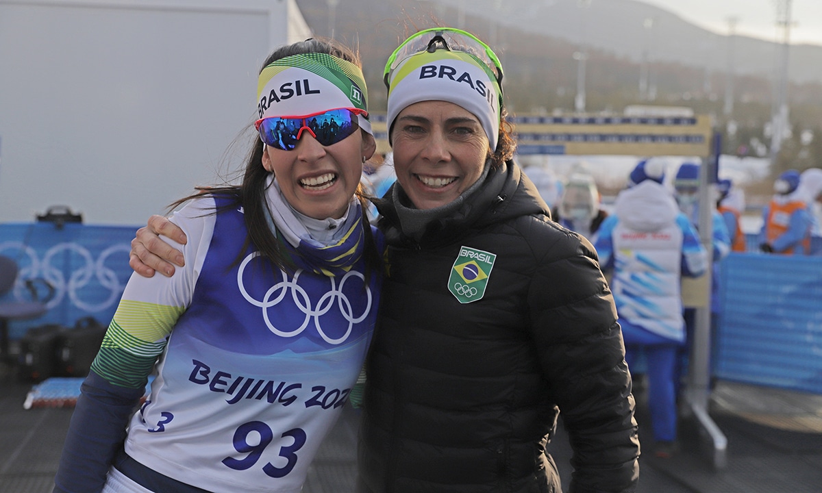 Jaqueline e Eduarda Esqui Cross-Country 10km clássico