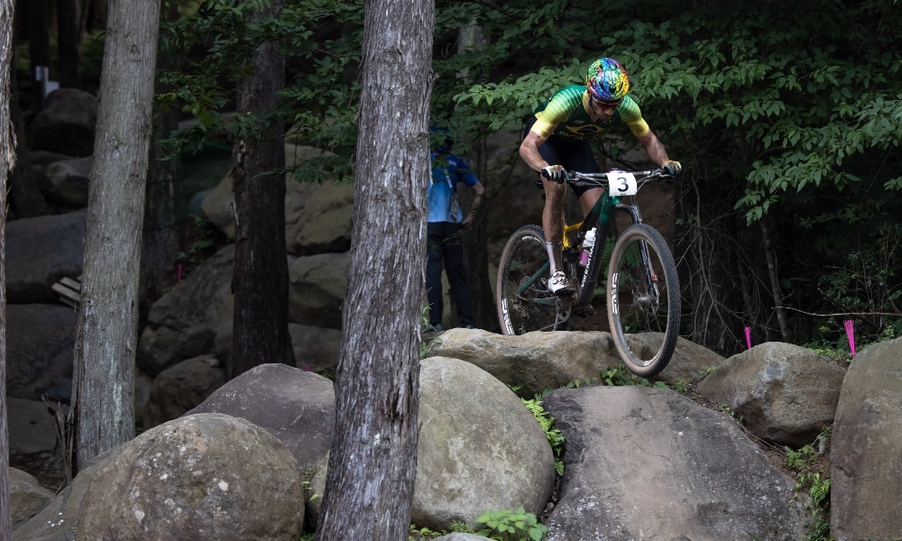 Henrique Avancini em prova de Ciclismo Mountain bike (MTB) Brasil