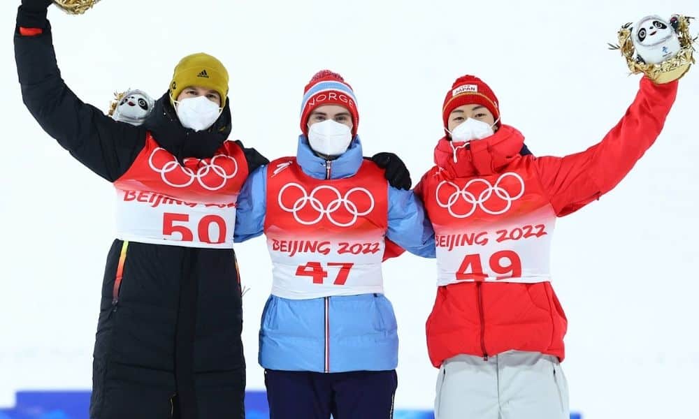 Marius Lindvik saltos de esqui pista longa jogos olímpicos de inverno de pequim-2022