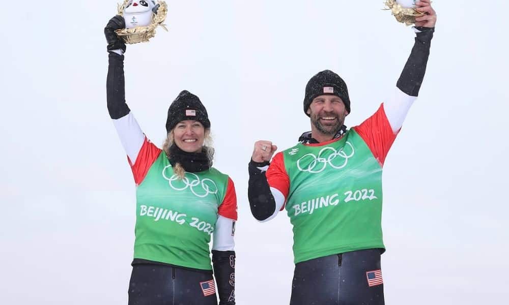 Medalha de ouro equipe mista Snowboard Cross