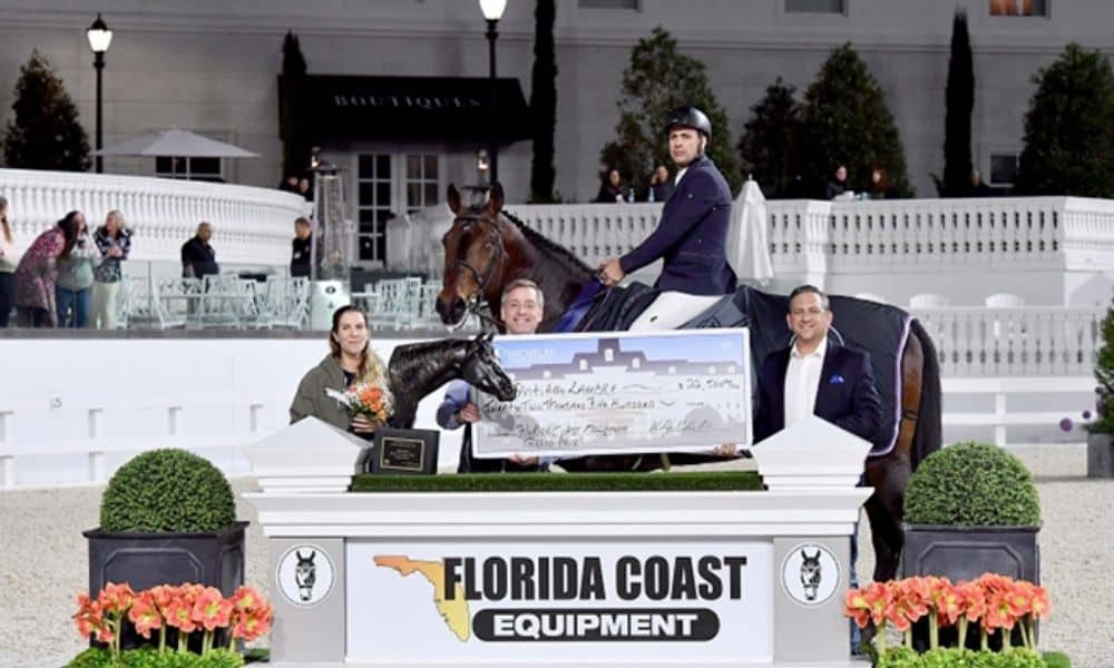 Santiago Lambre fez dobradinha com Rodrigo Pessoa em GP disputado em Ocala hipismo saltos eua