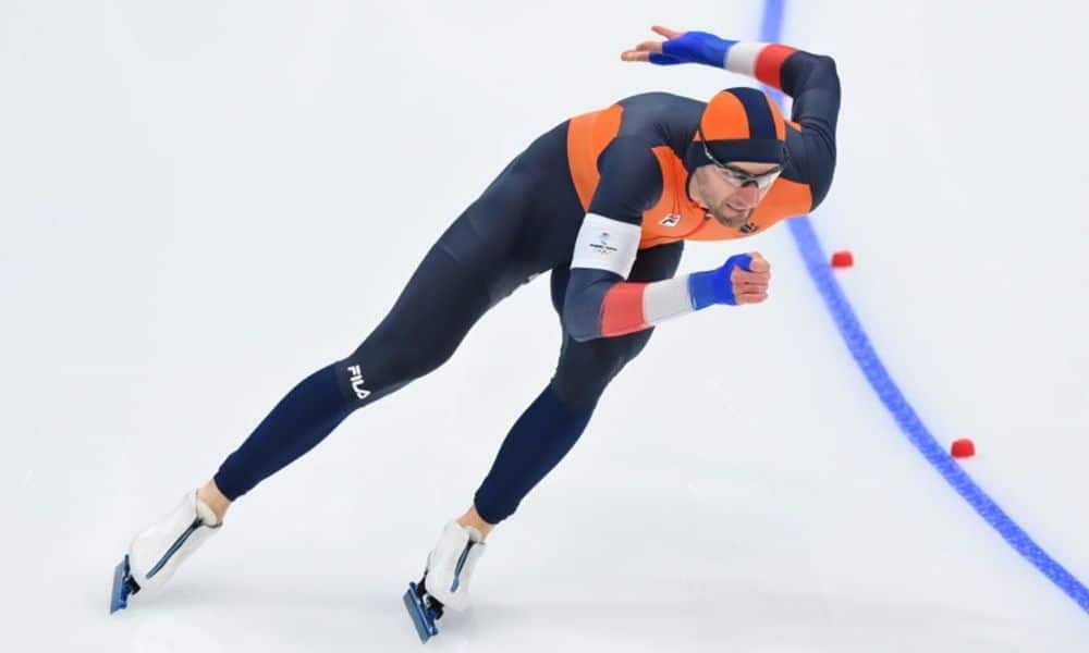 Thomas Krol medalha de ouro patinação de velocidade 1000 m masculino