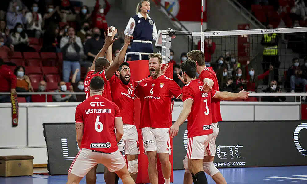 Benfica champions league vôlei masculino Vojvodina