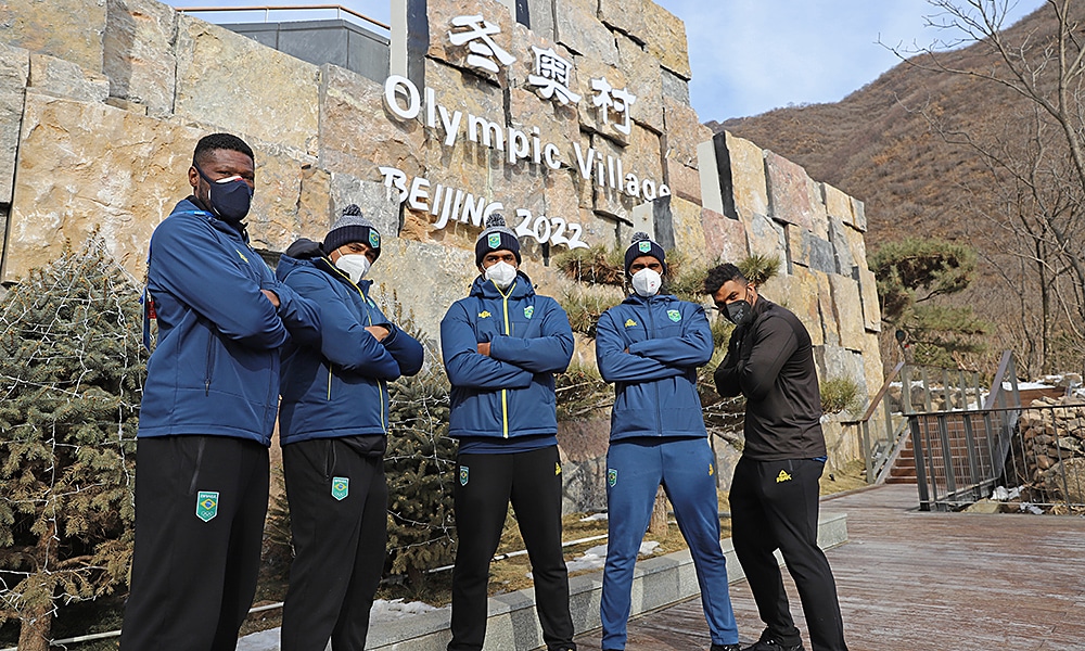 Bobsled seleção brasileira Jogos Olímpicos de Inverno Pequim 2022 hino