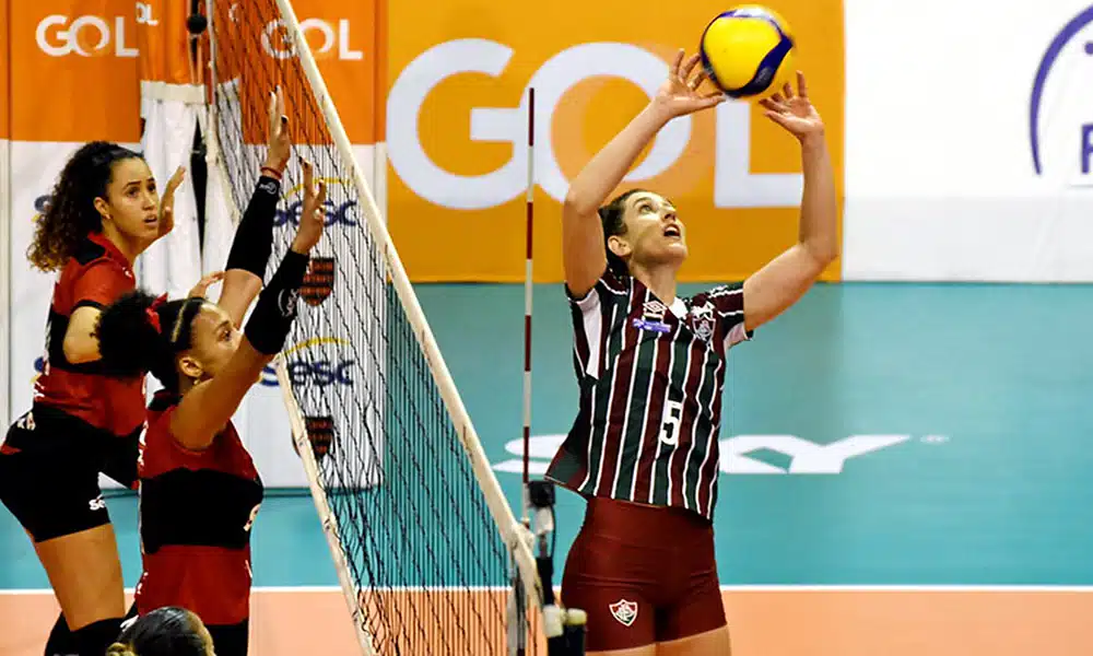 Fluminense Flamengo Superliga de vôlei feminino ao vivo