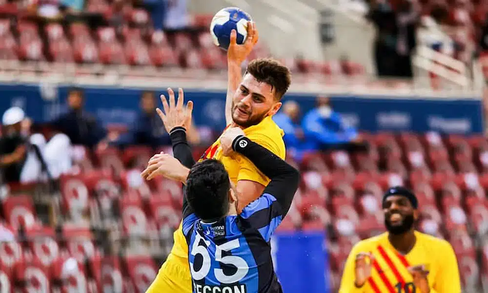 Haniel Langaro handebol Barcelona Barça Champions League handebol masculino Raul Nantes