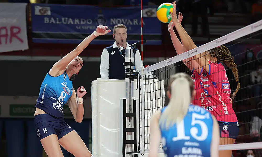 Novara Champions League de vôlei feminino Rosamaria Dinamo Moscou