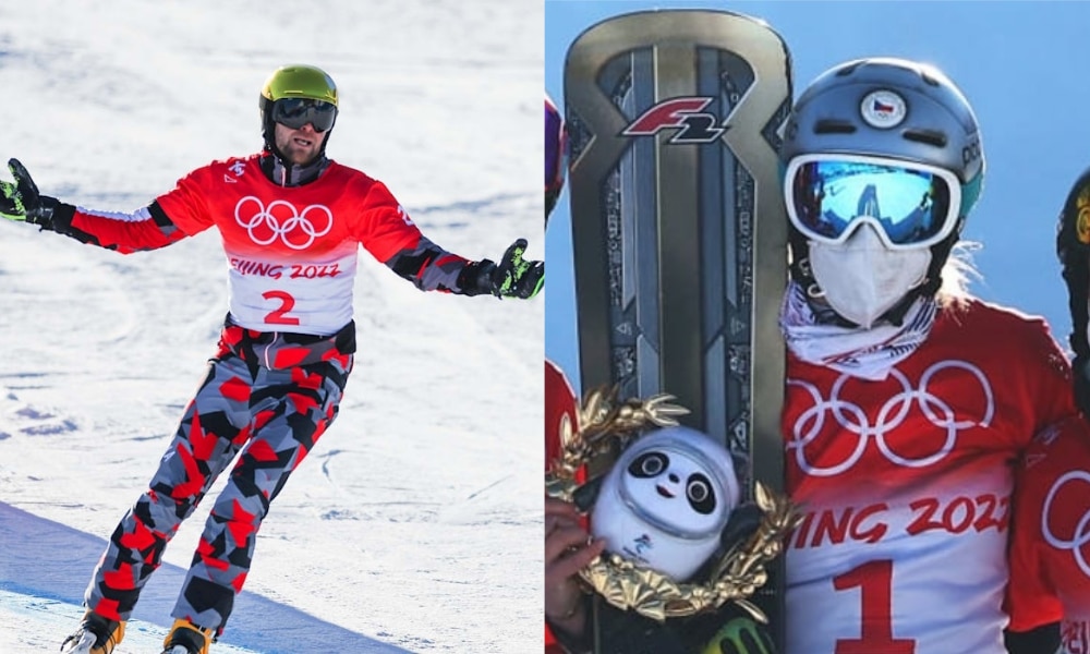 Benjamin Karl e Ester Ledecka vencem em Pequim 2022