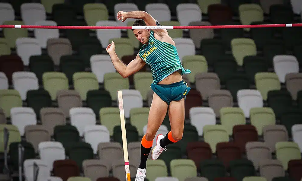 Thiago Braz salto com vara atletismo Jogos Olímpicos de Tóquio 2020 Olimpíada França