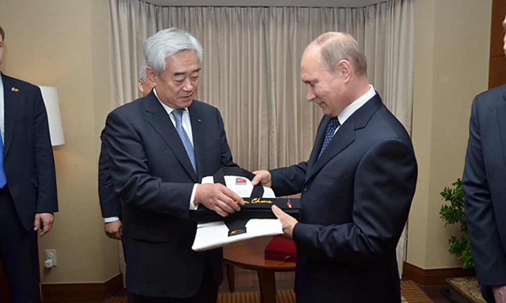 Taekwondo sanções faixa preta Vladmir Putin Rússia conflito Ucrânia