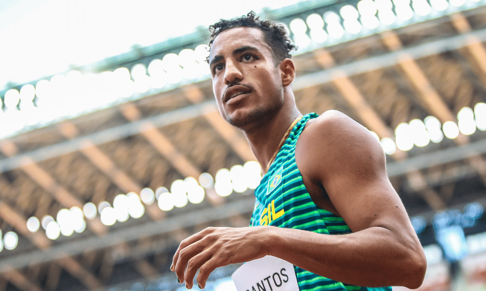 Almir Cunha, do Brasil, foi vice-campeão do Mundial indoor em 2018
