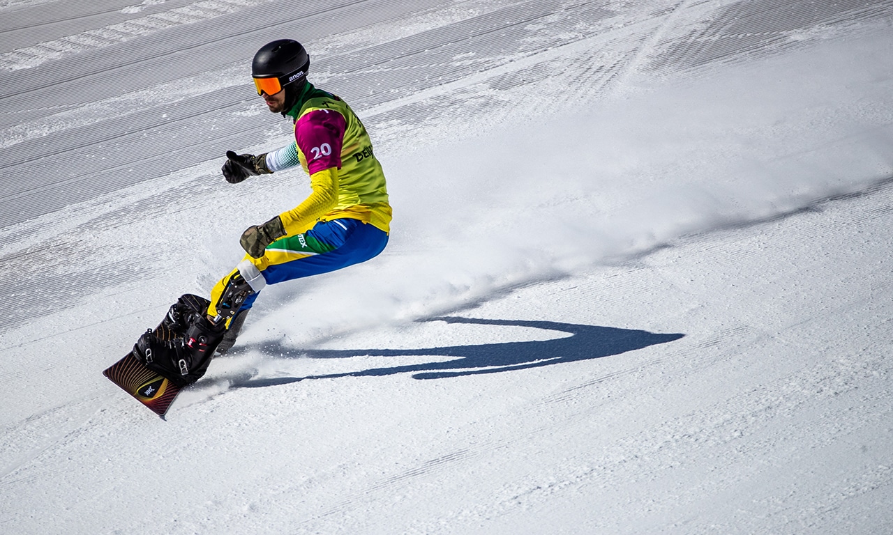 André Barbieri Final Parasnowboard Cross Jogos Paralímpicos de Inverno Pequim 2022