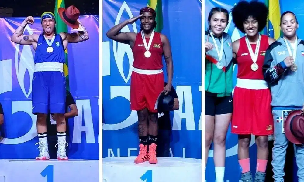 Beatriz Ferreira Beatriz Soares Bárbara Santos medalhas de ouro Campoenato Continental das Américas de boxe