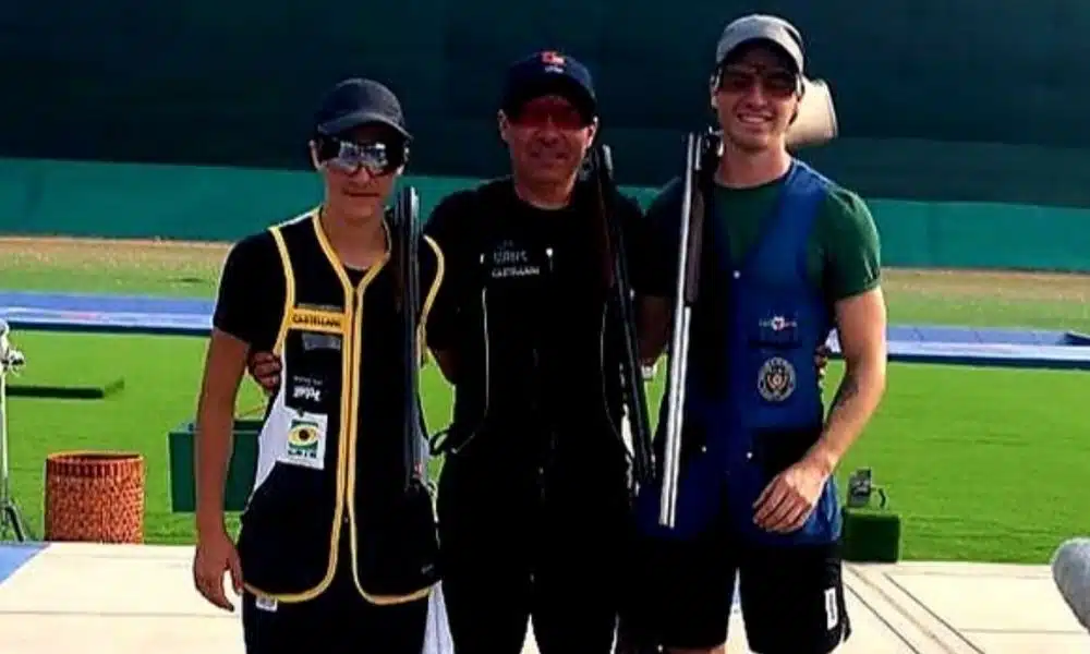 Brasil quarto lugar por eequipes na Copa do Mundo de tiro ao prato em Lima