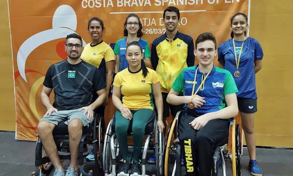Tênis de mesa paralímpico Evellyn dos Santos Lucas Arabian