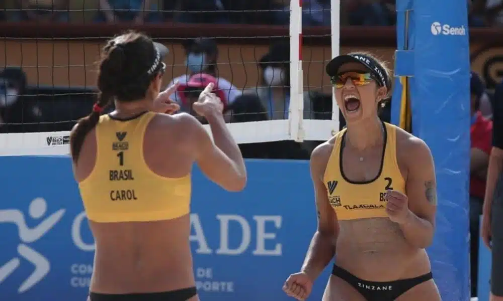 Carol Solberg/Barbara Seixas vôlei de praia Vitor Felipe/Renato Doha