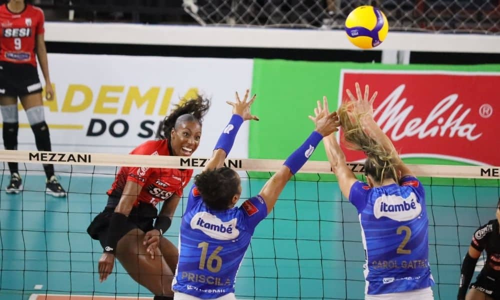 Sesi Bauru x Minas - Superliga feminina