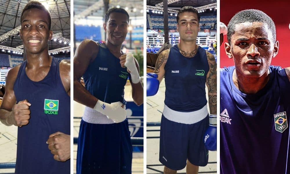 KENO MACHADO LUIZ OLIVEIRA RAMON SOUZA WANDERSON OLIVEIRA CAMPEONATO CONTINENTAL DE BOXE