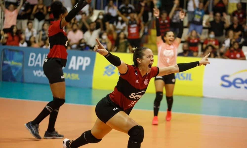 Monique Sesc Flamengo x Osasco Superliga de vôlei feminino