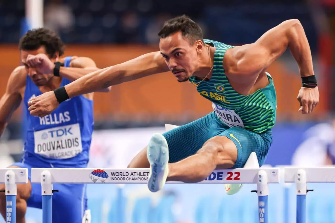 Rafael Pereira atletismo 110 m com barreiras 110m com barreiras meeting de paris diamond league recorde pessoal Eduardo de Deus Meeting de Lucerna