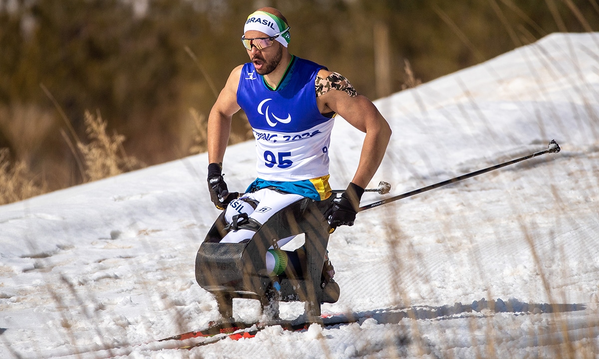 Robelson Lula Paraesqui Cross-Country Jogos Paralímpicos de Inverno Pequim 2022