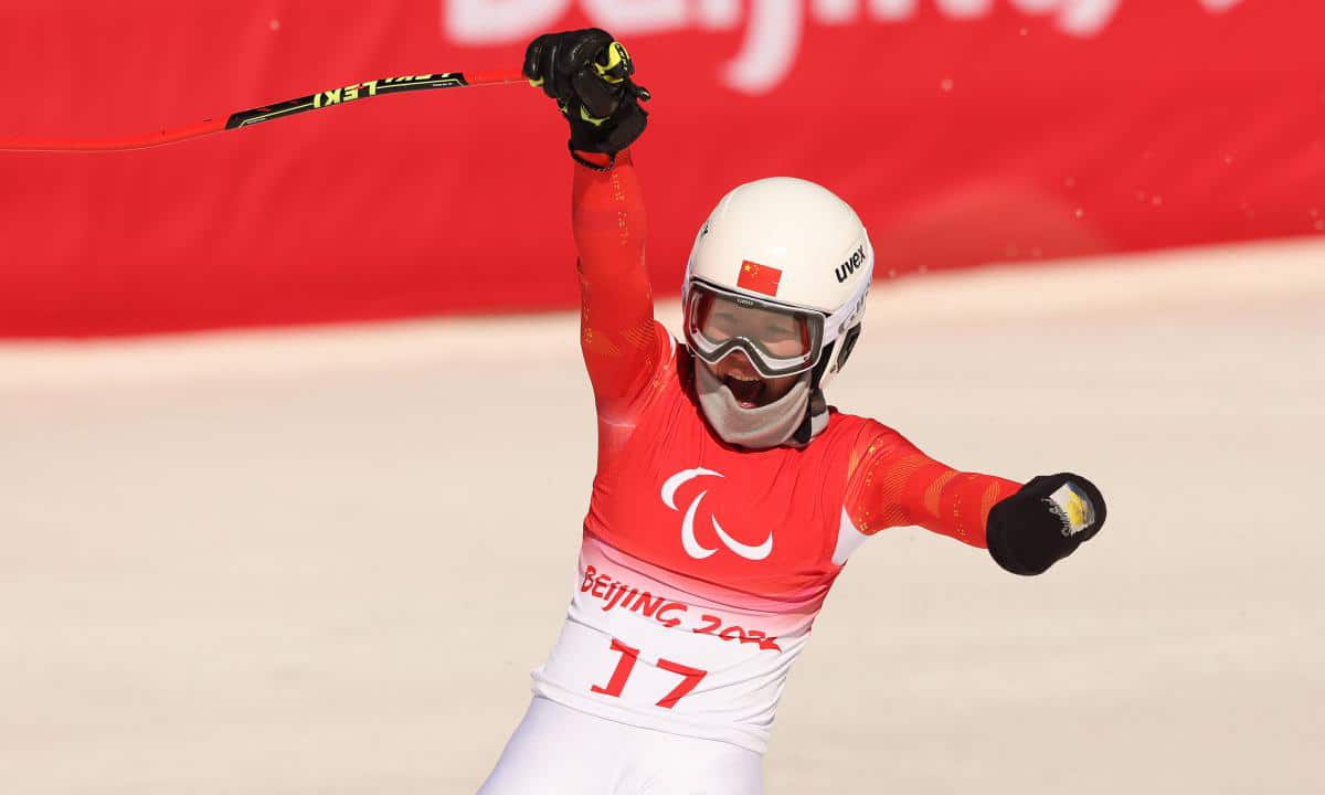 Zhang Mengqiu China Paraesqui alpino Jogos Paralímpicos de Inverno Pequim 2022