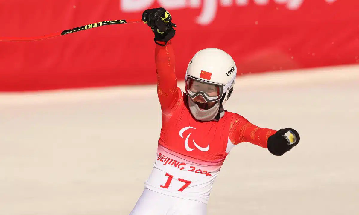 Zhang Mengqiu China Paraesqui alpino Jogos Paralímpicos de Inverno Pequim 2022