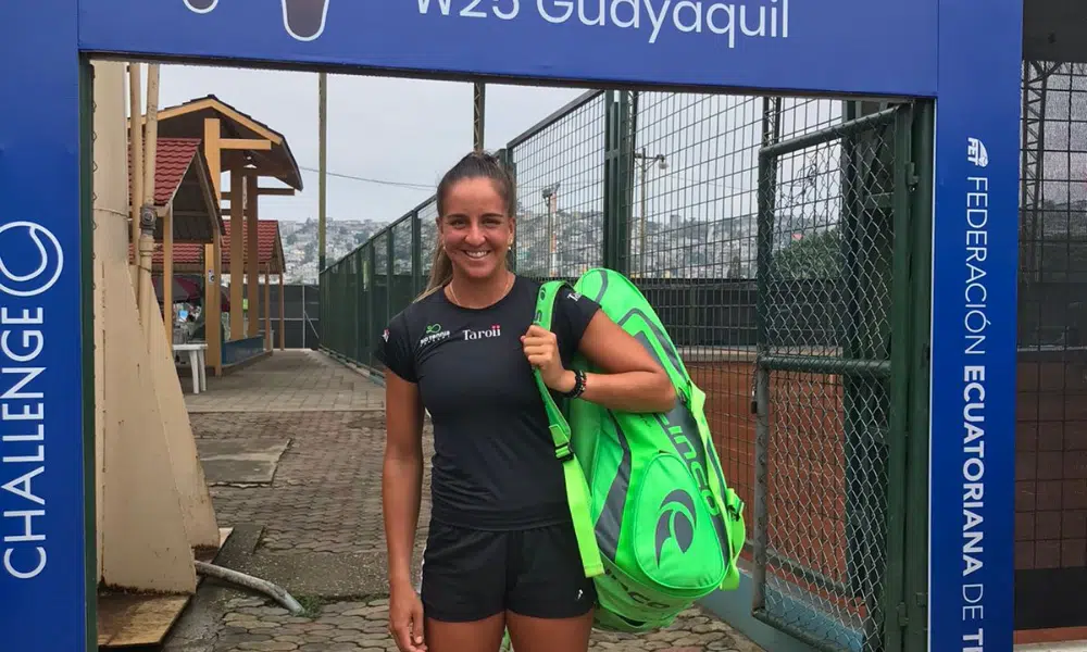 Ingrid Gamarra Martins venceu em duplas e perdeu em simples no ITF de Guayaquil
