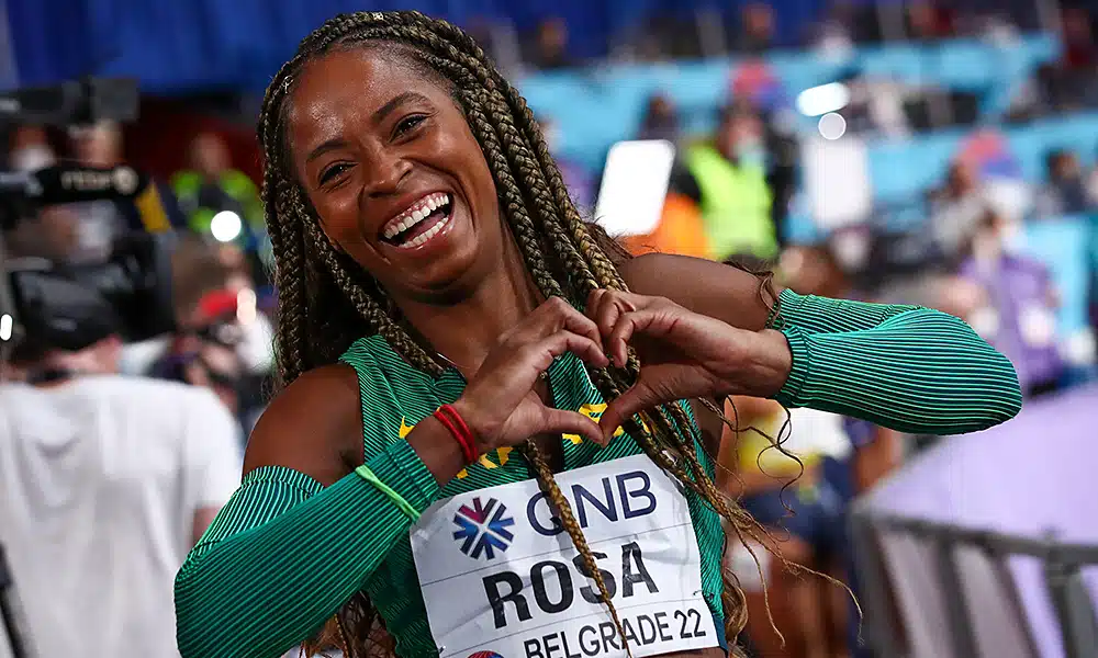Vitória Rosa atletismo Mundial indoor de atletismo recorde sul-americano Darlan Romani atletismo Polônia Irena Szewinska Memorial 100 m arremesso de peso