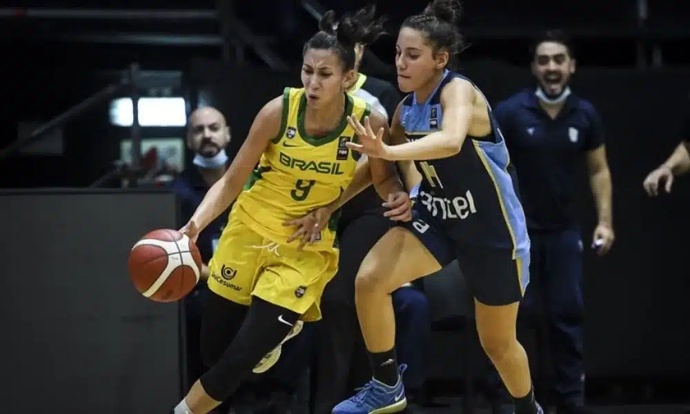 BRASIL X URUGUAI SEMIFINAL SUL-AMERICANO SUB-18 DE BASQUETE FEMININO