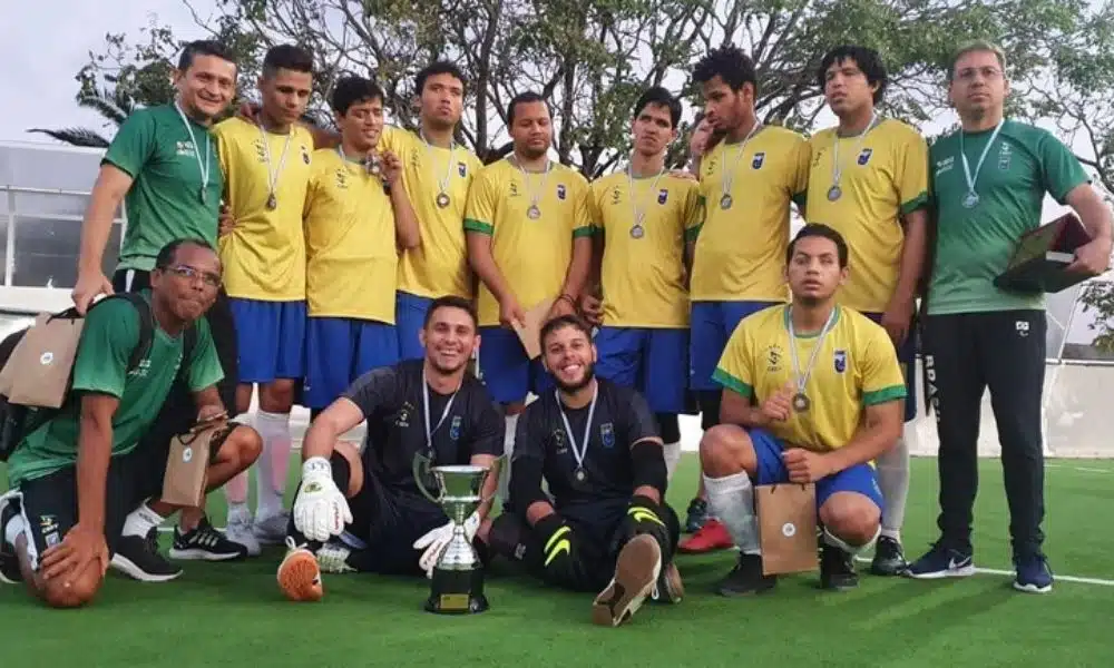 Brasil campeão da Copa tango de futebol de cegos