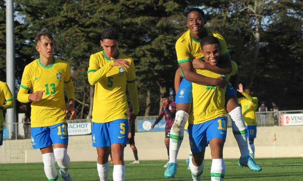 Brasil x Holanda Torneio de Montaigu Endrick / Sul-Americano sub-20