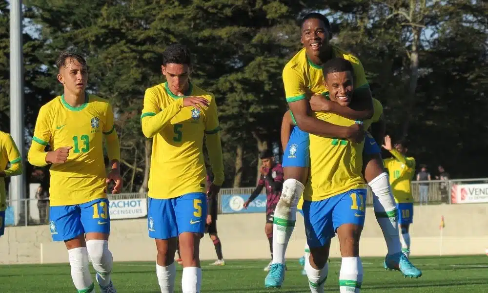 Brasil x Holanda Torneio de Montaigu Endrick / Sul-Americano sub-20